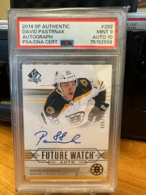 DAVID PASTRNAK FUTURE WATCH AUTO PSA 9/10 AUTO front